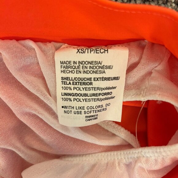 Under Armour Women's Fly By 2.0 Shorts Size XS Orange White 3 in Drawstring NWT - Picture 16 of 16